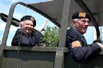 veteranen in truck 