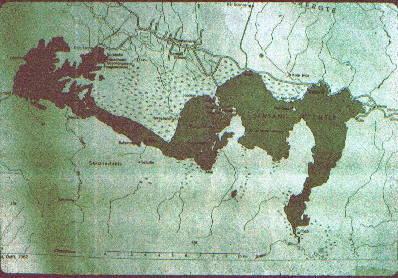 BD/37/223 - 
lake Sentani - map
