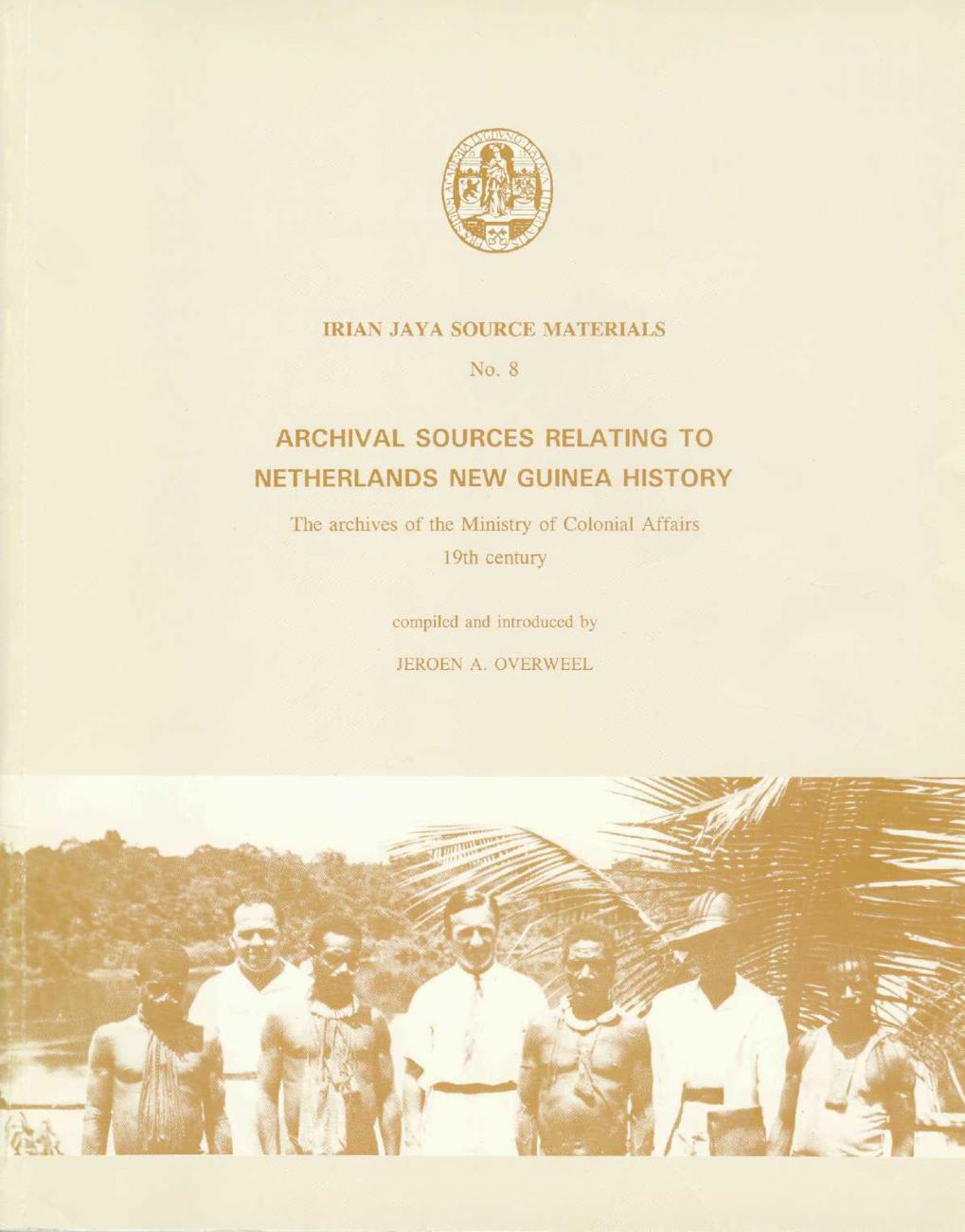 BK/151/56 - 
Archival sources relating to Netherlands New Guinea history (the archives of the Ministry of Colonial Affairs 19th century)
