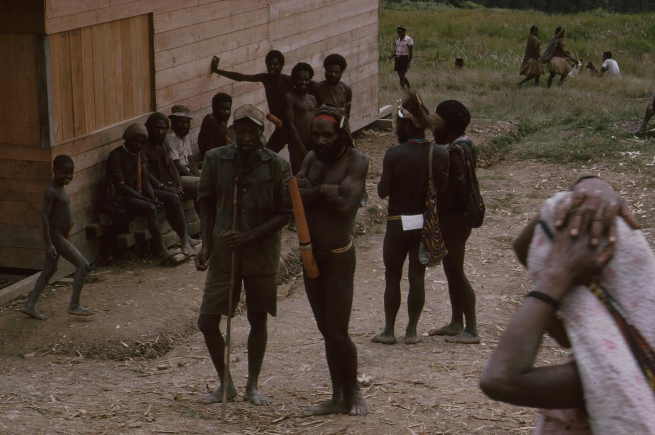 BD/166/64 - 
Group of men in the village
