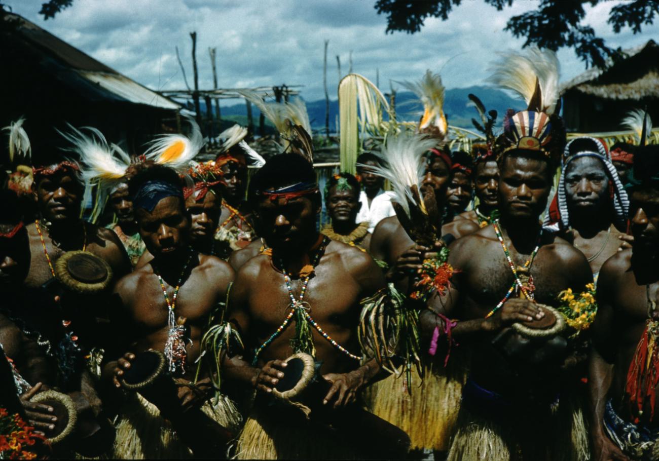 BD/209/7093 - 
Optreden Papoea-dansers
