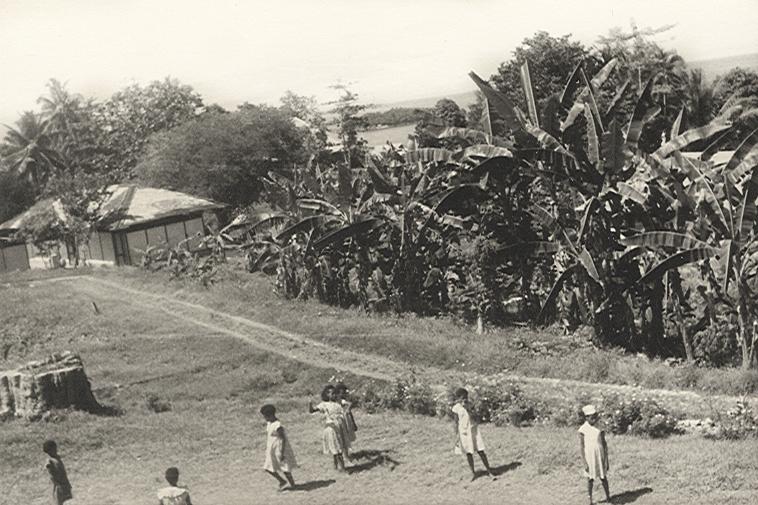 BD/256/124 - 
Spelende kinderen op een veld
