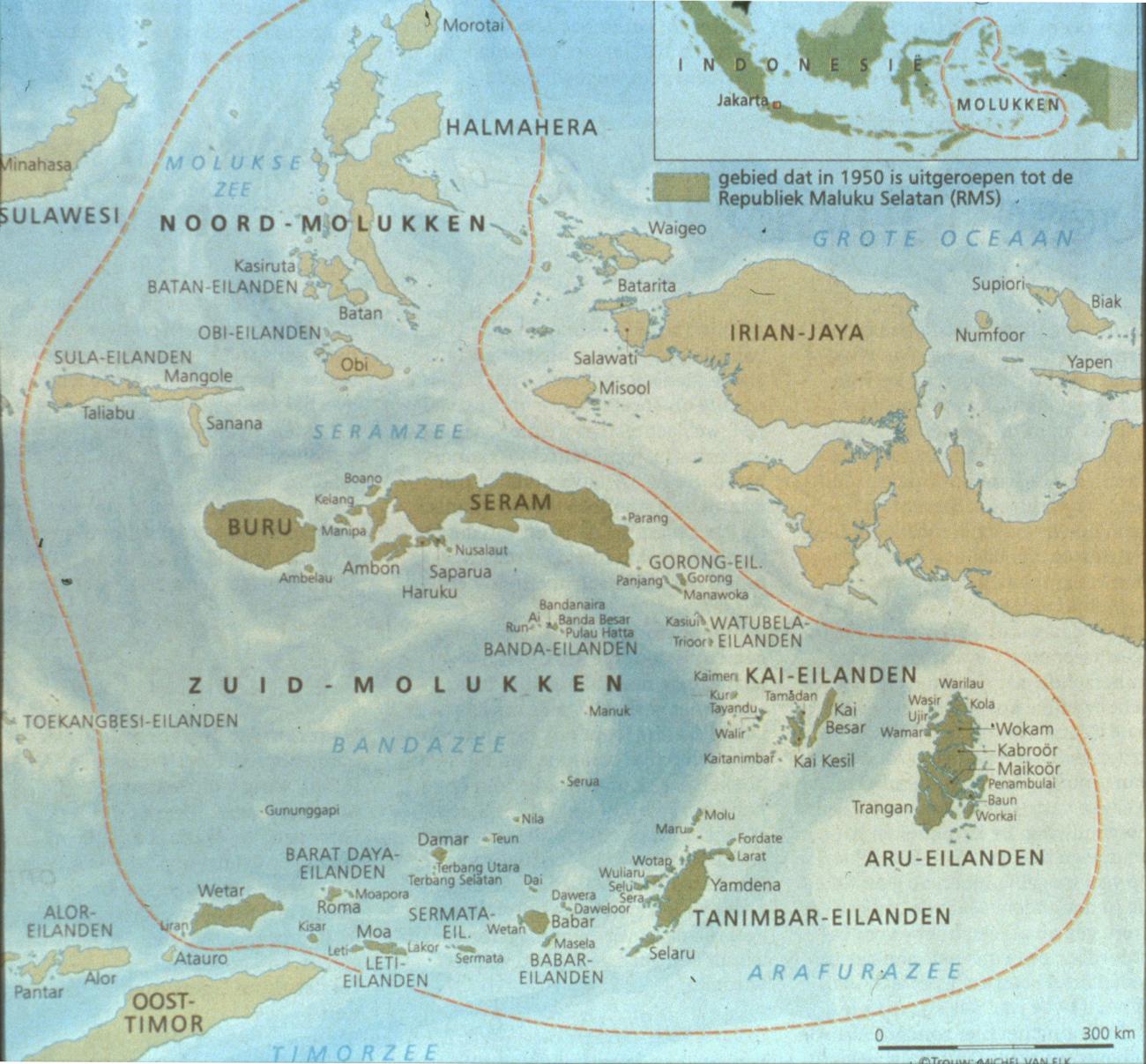 BD/67/149 - 
Map of the Republic of South Moluccas
