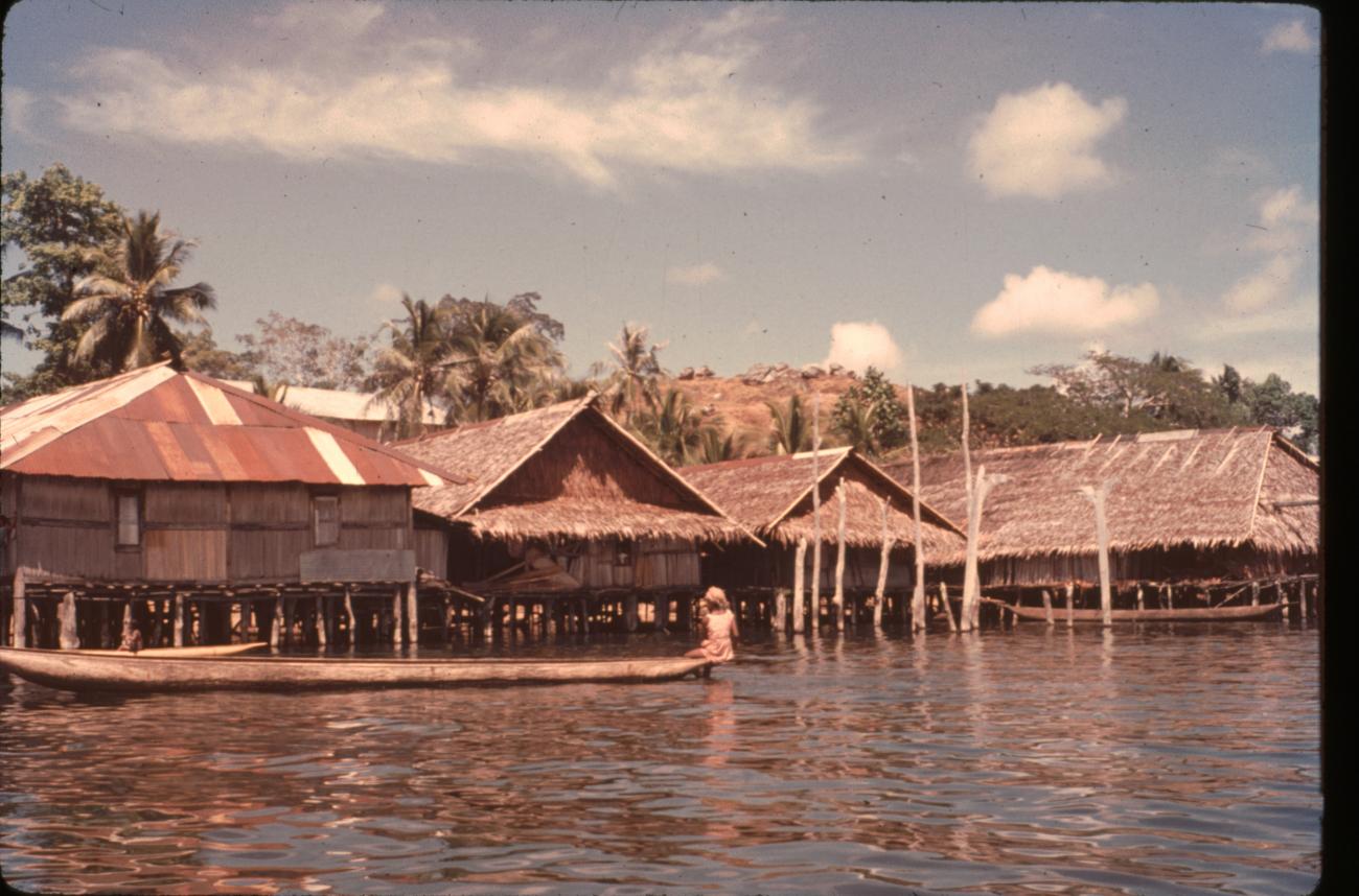 BD/67/194 - 
Huizen op palen in het water
