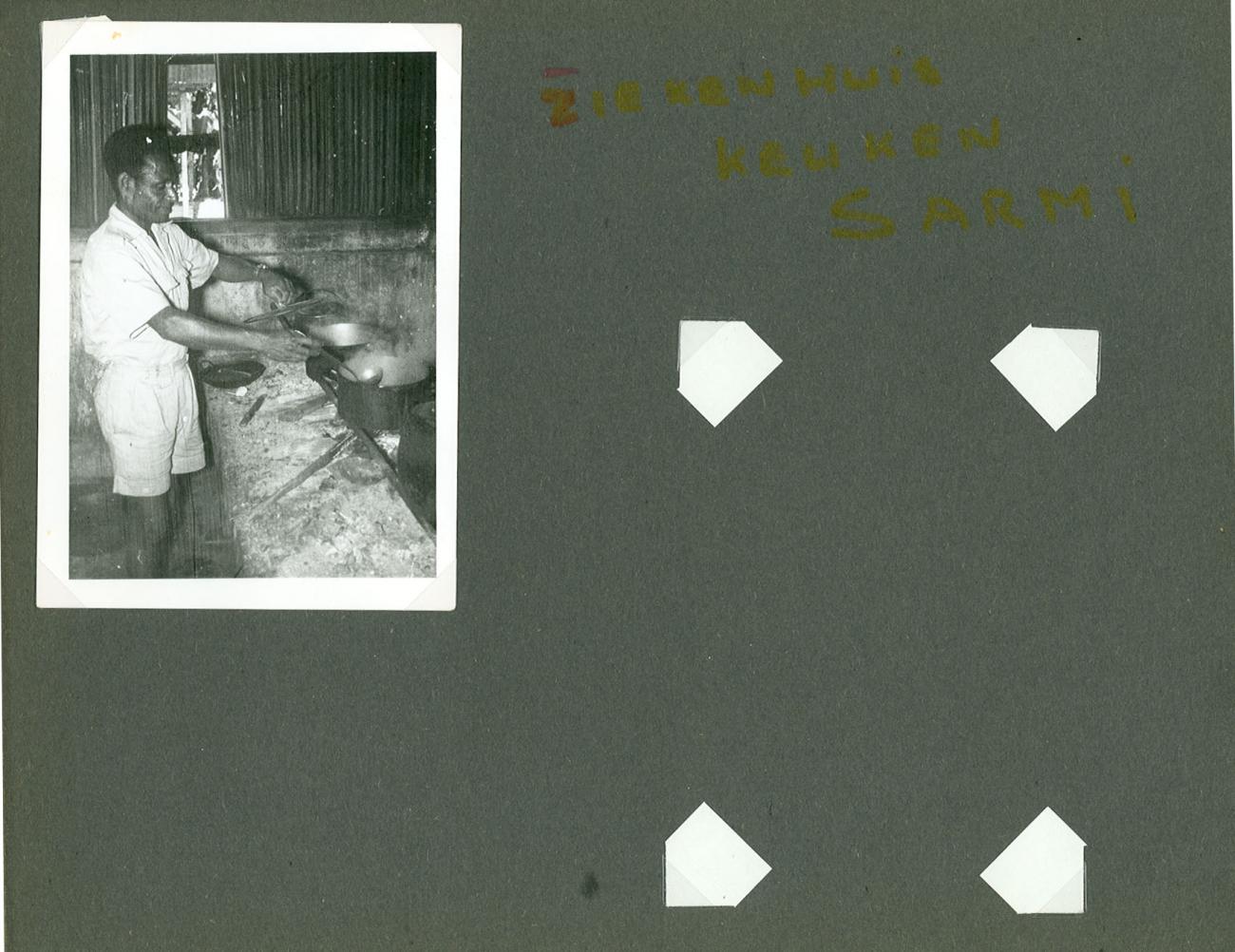 BD/83/103 - 
De keuken van het ziekenhuis in Sarmi
