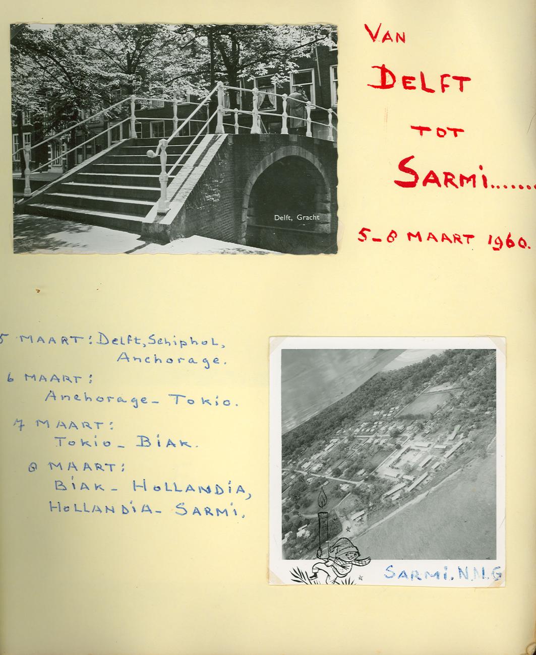 BD/83/1 - 
Sarmi gezien vanuit de lucht
