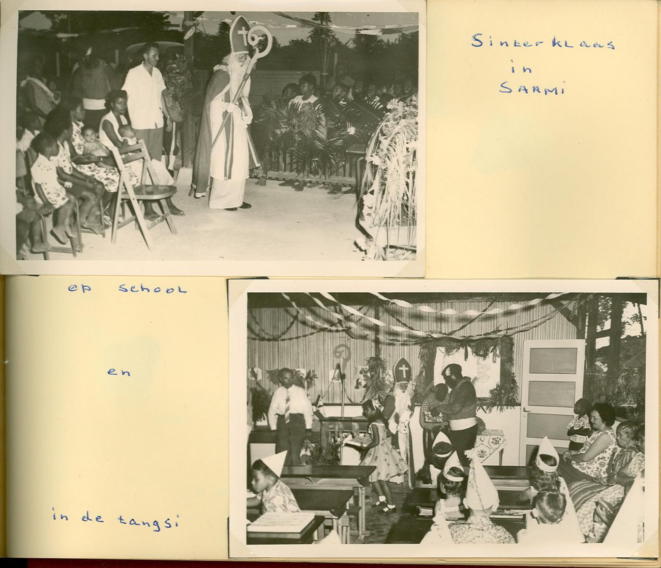 BD/83/89 - 
Sinterklaas celebration at school and at the tangsi (barracks)
