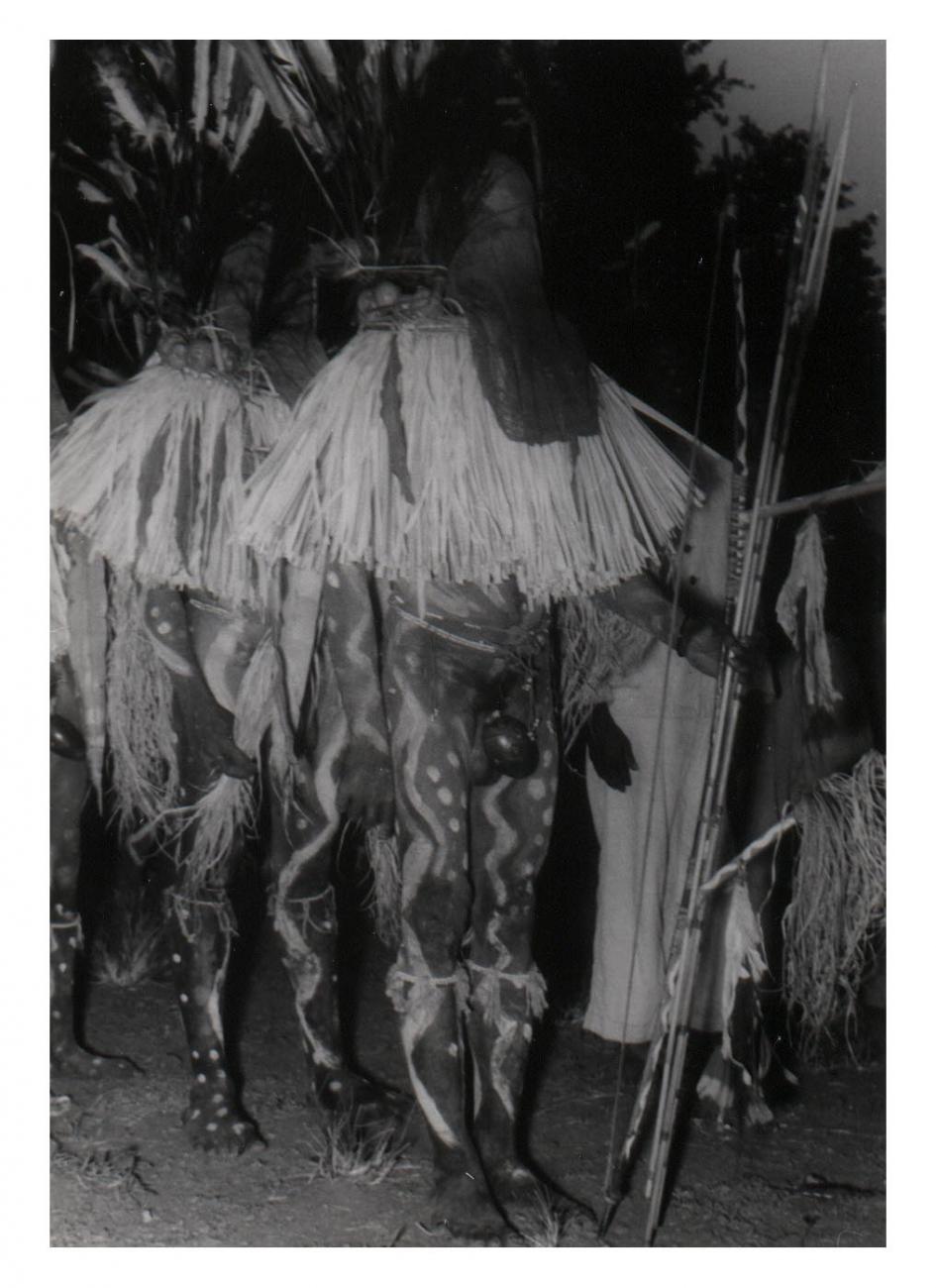 BD/54/9 - 
Masked dancers in nearby Sentani
