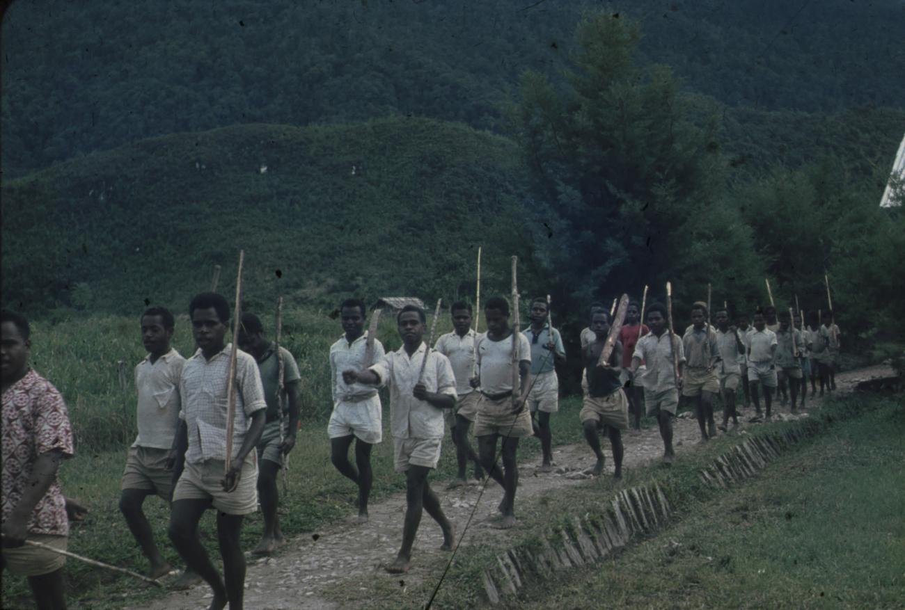 BD/248/168 - 
Marcherende Papoea&#039;s
