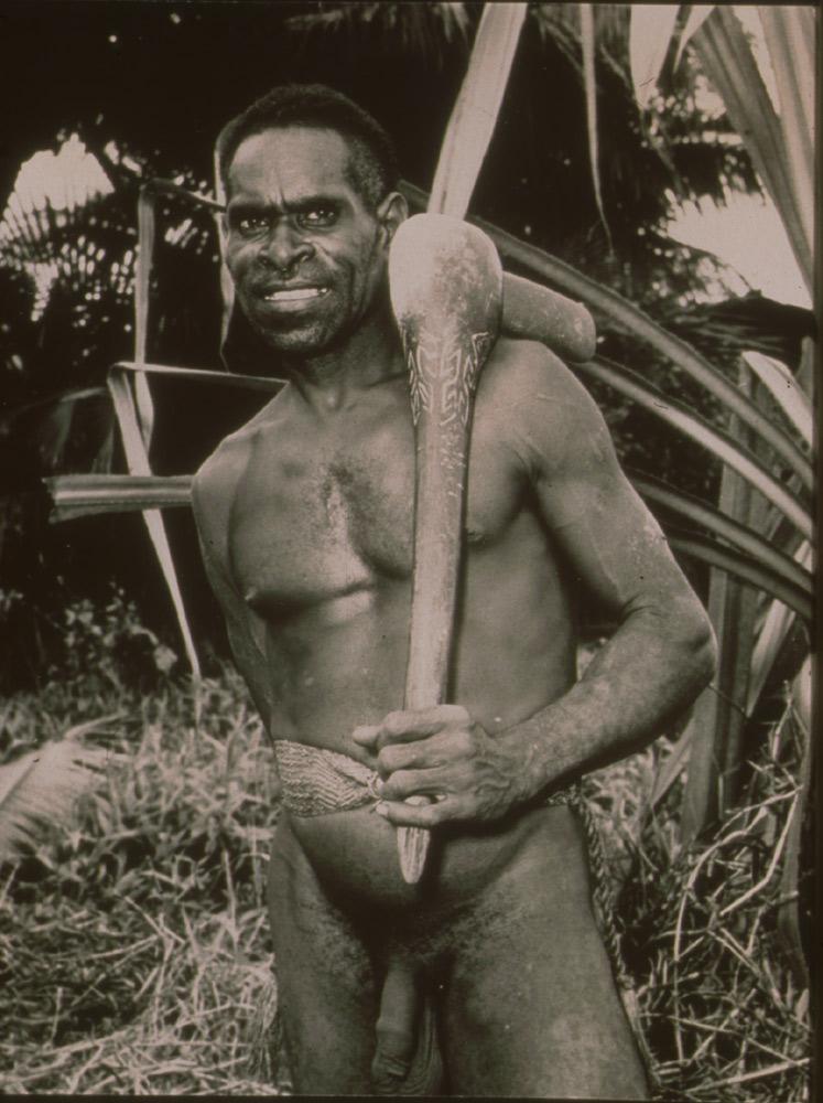 BD/30/15 - 
Asmat man with axe
