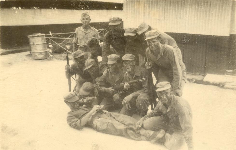 BD/318/36 - 
Groepsfoto van mariniers

