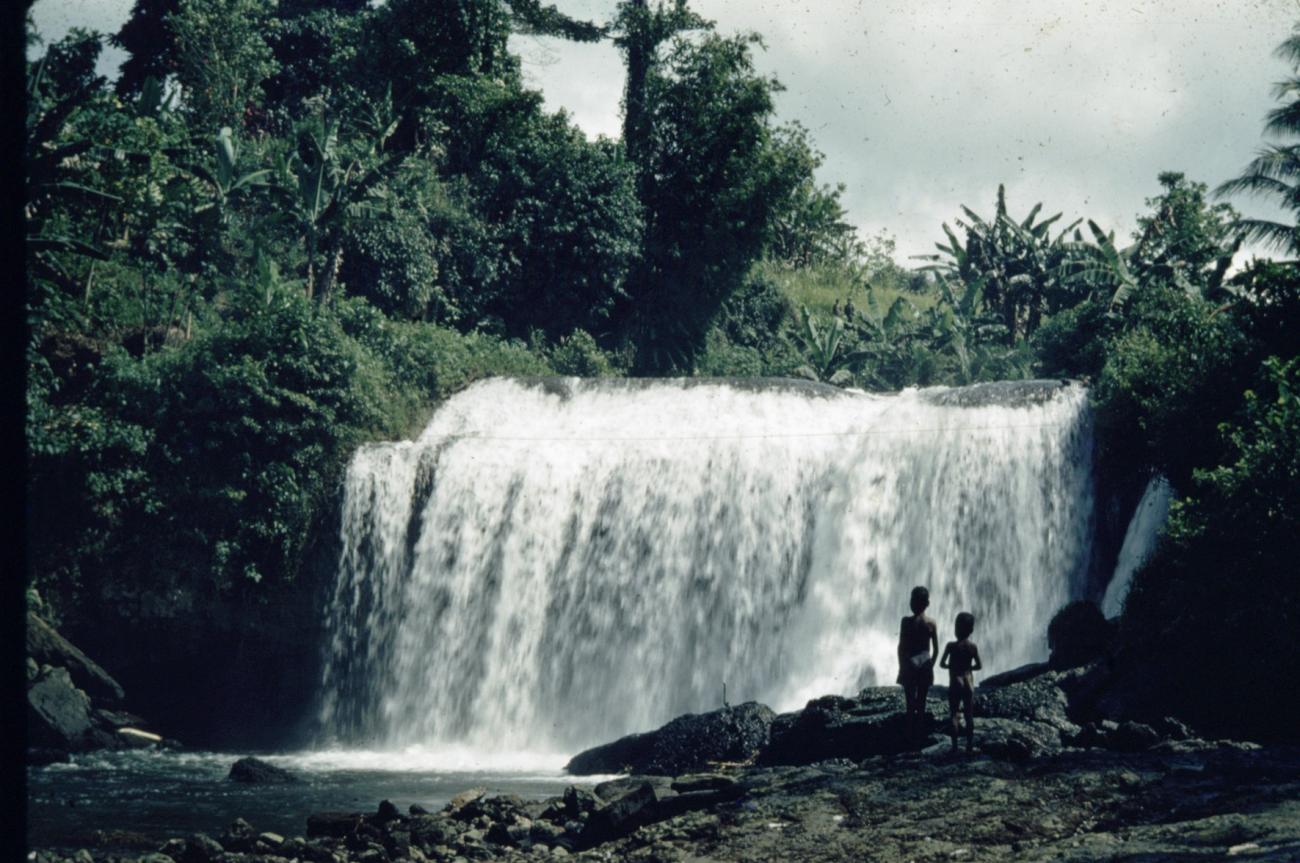 BD/66/46 - 
Waterfall at Teminaboean (West Bird&#039;s Head)
