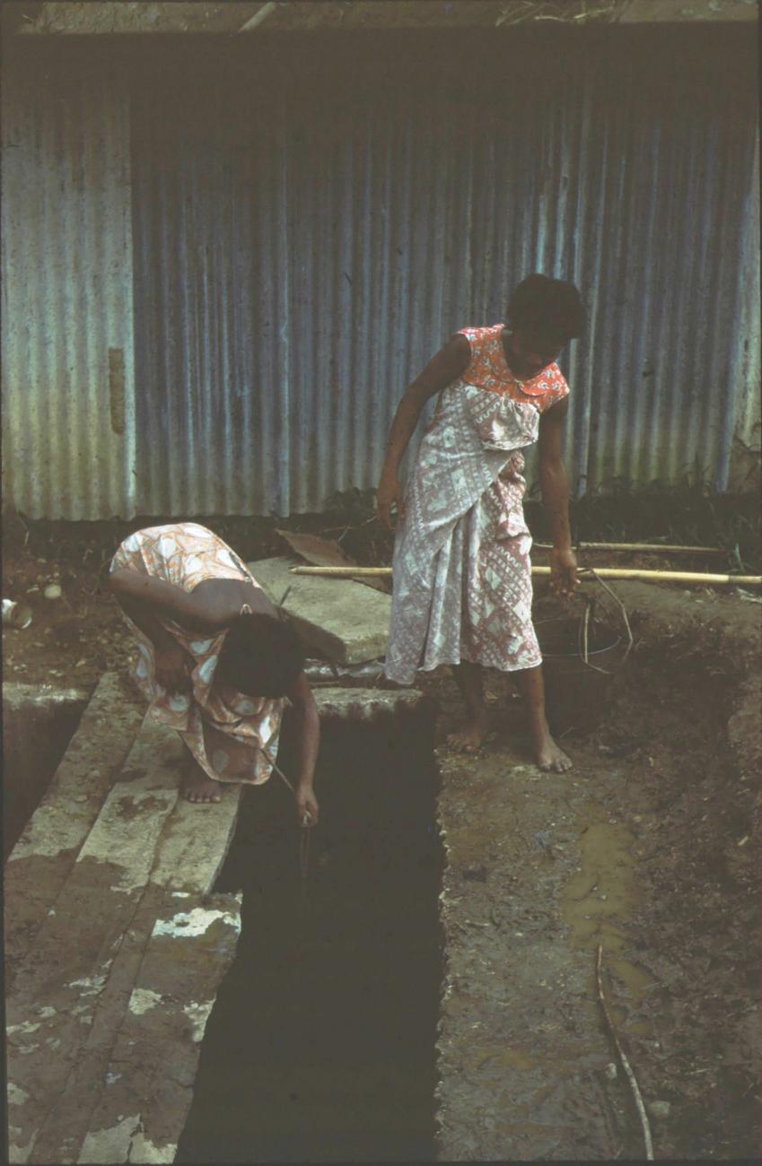 BD/171/1105 - 
Vrouwen halen water uit de grond

