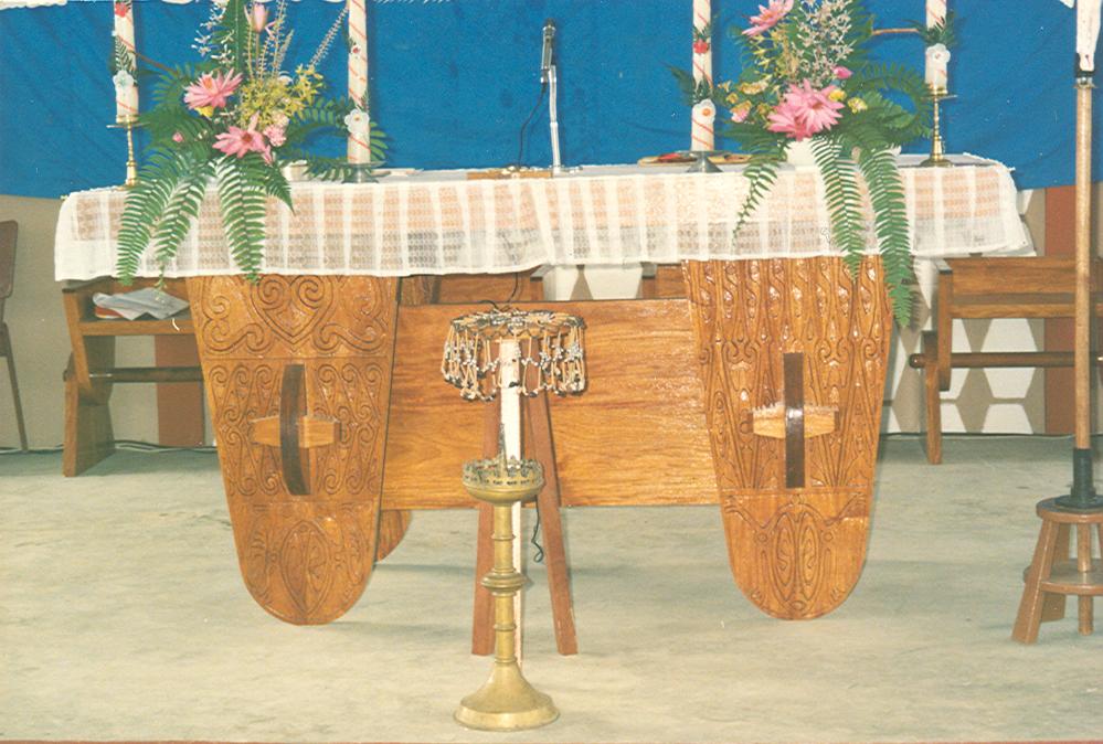 BD/269/914 - 
Inwijding kerk: altaar
