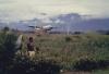 BD/285/77 Landend vliegtuig op vliegveld van Wamena